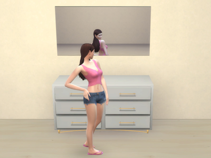 Bedroom Dresser and Mirror Upholstered Double Bed by yuxmara2710 – Furniture