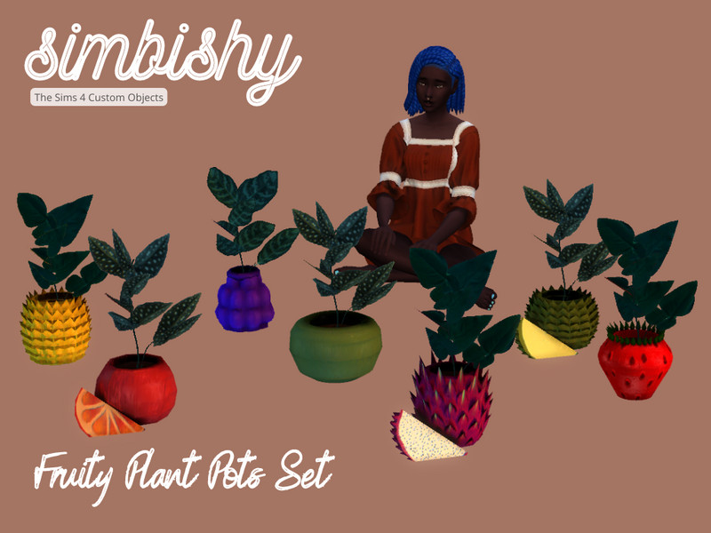 Fruity Plant Pots Set by simbishy – Decor