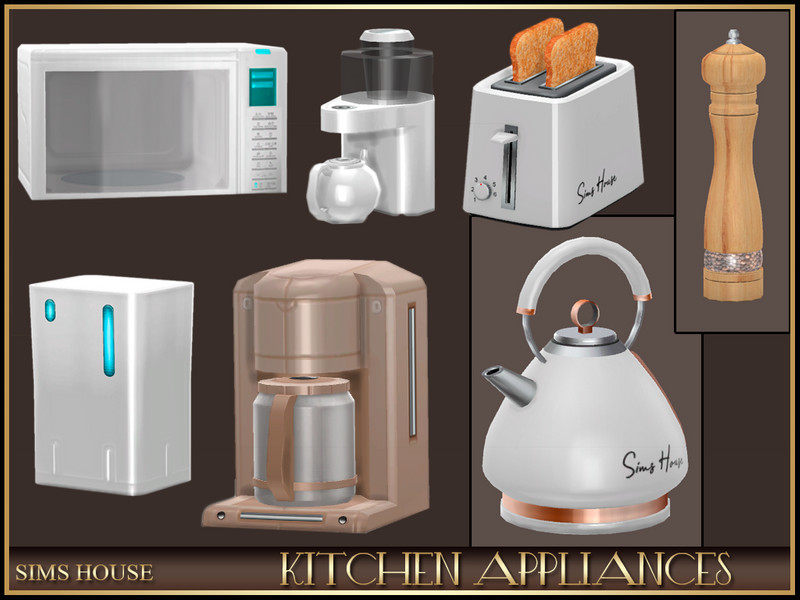 Kitchen Appliances by Sims House – Furniture