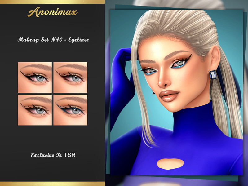 Makeup Set N40 Eyeliner by Anonimux Simmer – CAS