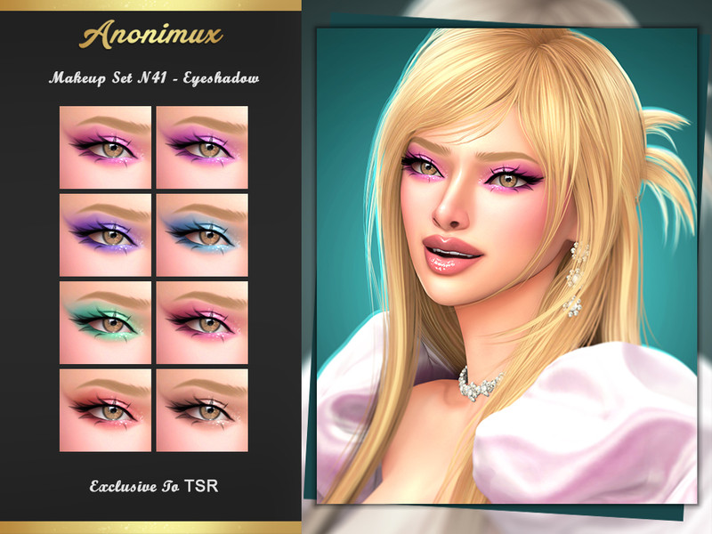 Makeup Set N41 Eyeshadow by Anonimux Simmer – CAS