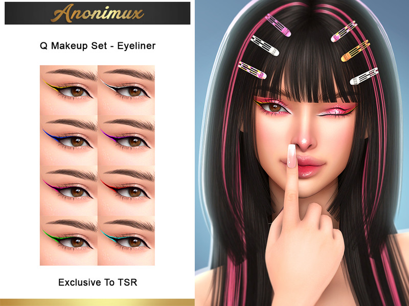 Q Makeup Set Eyeliner by Anonimux Simmer – CAS