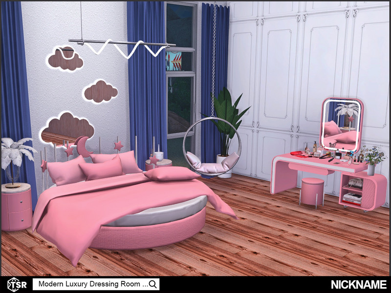 Soft Bed Room Set by NICKNAME_sims4 – Furniture