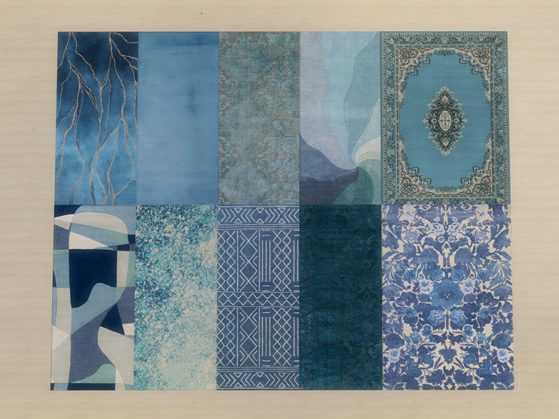 Blue Rug Collection by SimileBuilds – Decor
