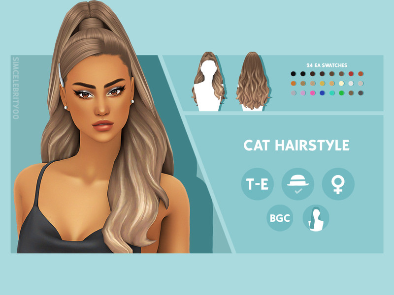 Cat Hairstyle by simcelebrity00 – CAS