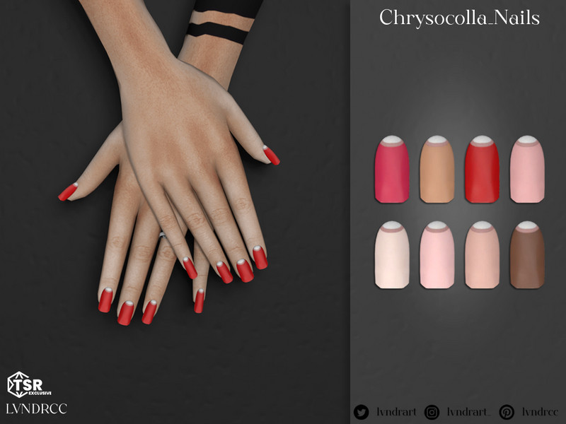 Chrysocolla Nails by LVNDRCC – CAS