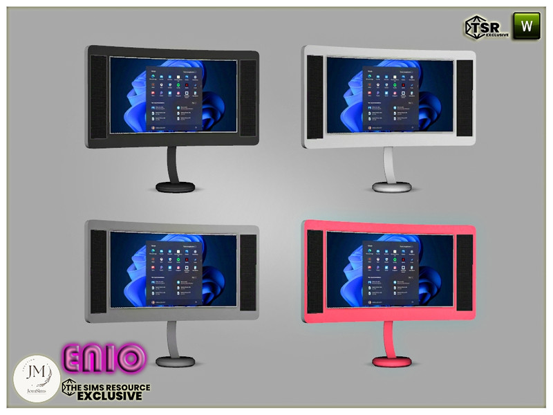 Enio Office Fake Pc Screen by jomsims – Decor
