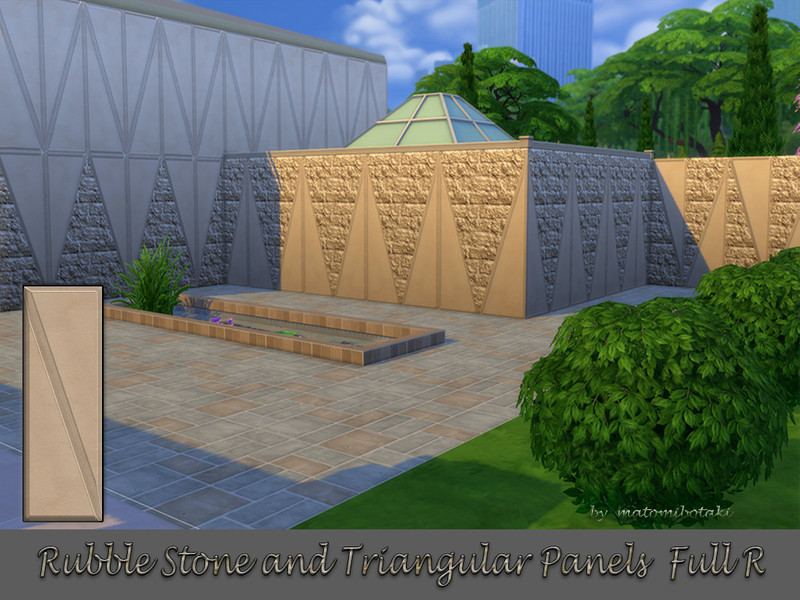 Rubble Stone And Triangular Panels Full Rpackage by matomibotaki – Build