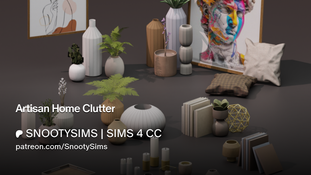 Artisan Home Clutter Snootysims Sims 4 Cc by SnootySims – Decor