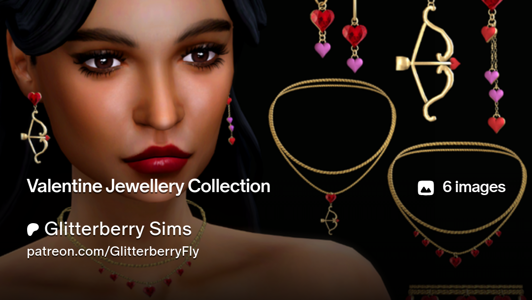 Valentine Jewellery Collection Glitterberry Sims by Glitterberry Sims – CAS