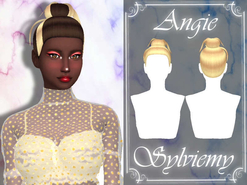 Angie Hairstyle Set by Sylviemy – CAS