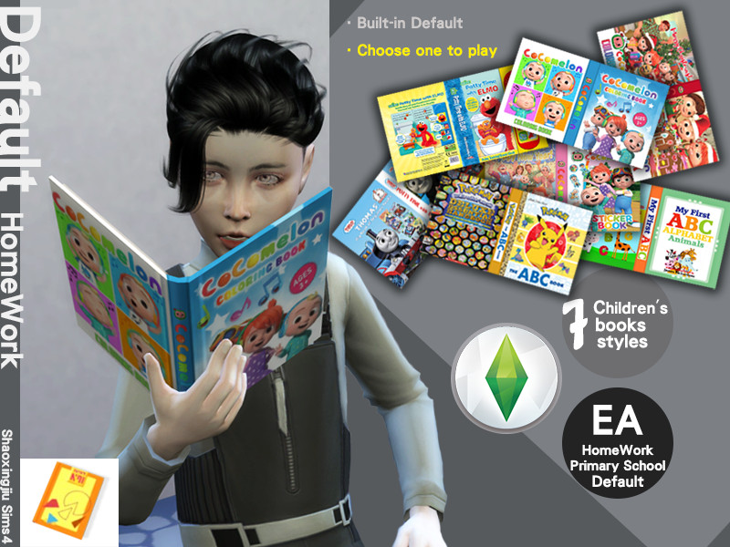 Kid Homework Primary Default Set by jeisse197 – Furniture