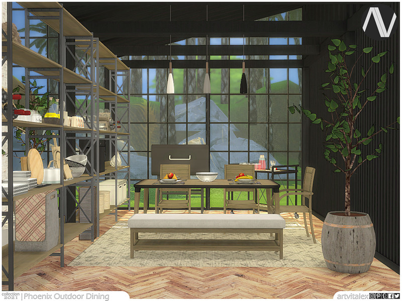 Phoenix Outdoor Dining by ArtVitalex – Furniture