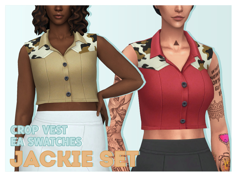 Soli Gp07 Jackie Cropped Vest by Solistair – CAS