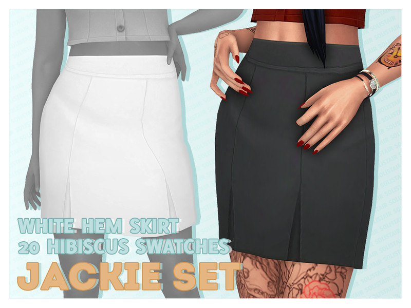 Soli Gp07 Jackie High Skirt Solid Hibiscus by Solistair – CAS