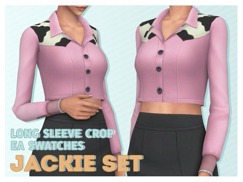 Soli Gp07 Jackie Long Sleeve Crop by Solistair – CAS