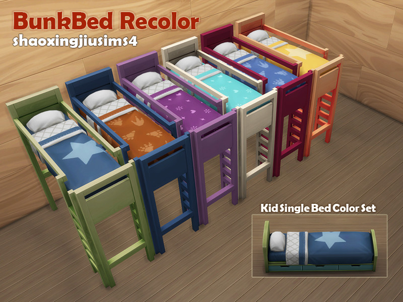 Bunkbedrecolor Kidsinglebed Set by jeisse197 – Furniture