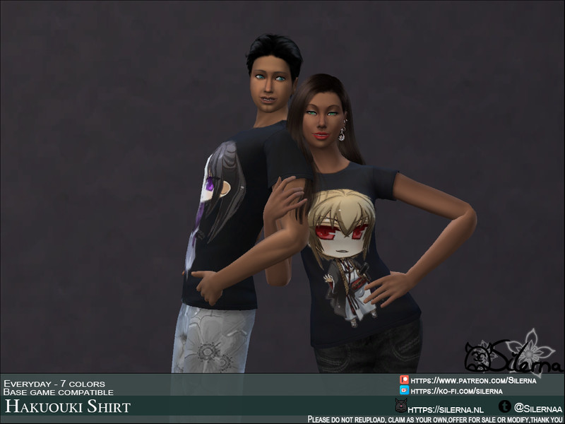Hakuouki Shirts by Silerna – CAS