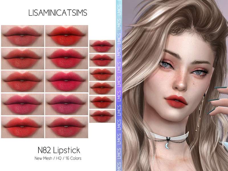 Lmcs N82 Lipstick Hq by Lisaminicatsims – CAS