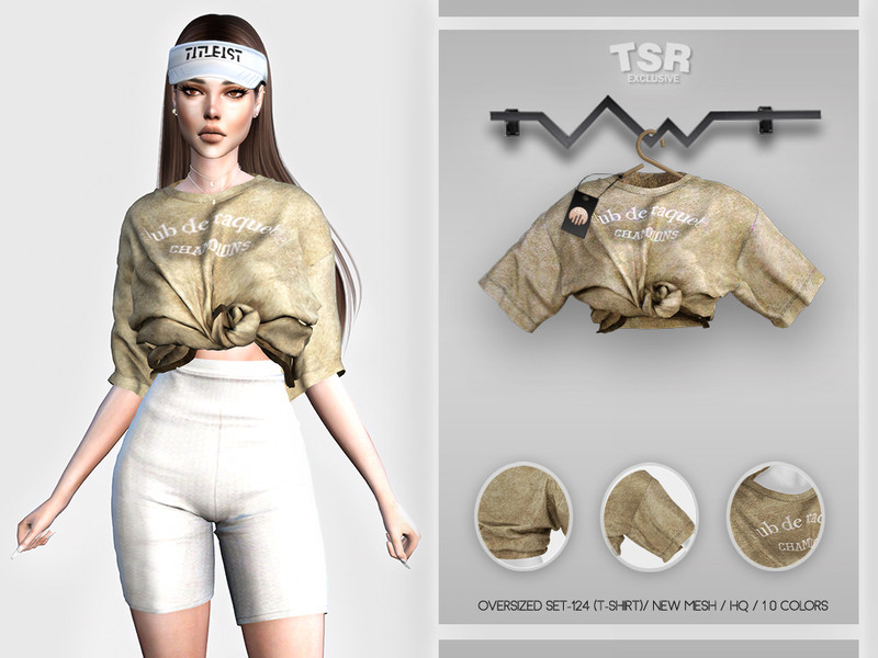 Oversized Set 124 T Shirt Bd458 by busra-tr – CAS
