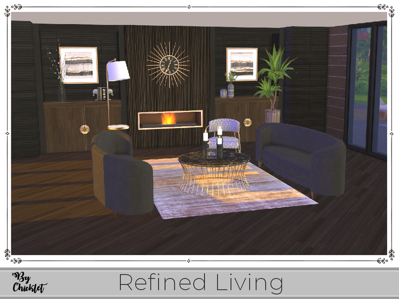 Refined Living Sitting Room by Chicklet – Furniture