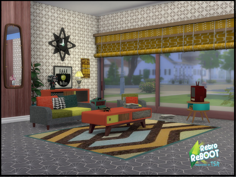 Retro Reboot 70s Living Set by seimar8 – Furniture