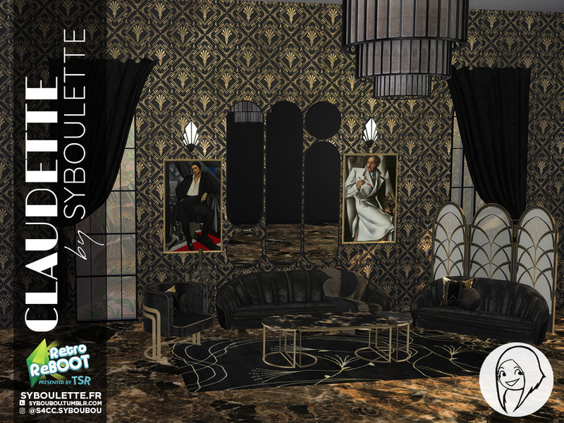 Retro Reboot Claudette Set Part 1 Furnitures by Syboubou – Furniture