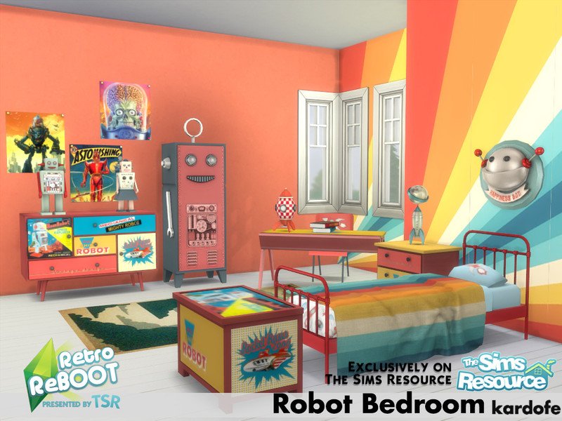 Retro Reboot Kardofe Robot Bedroom by kardofe – Decor