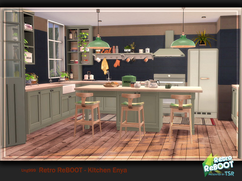 Retro Reboot Kitchen Enya Pt 1 by ung999 – Furniture