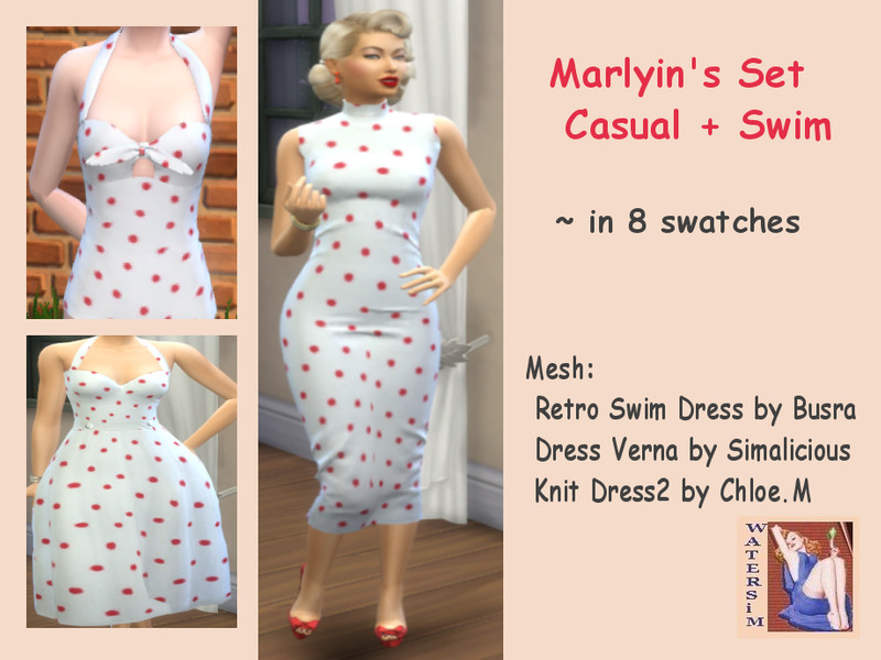 Ws Marylins Dress And Swim Rc by watersim44 – CAS