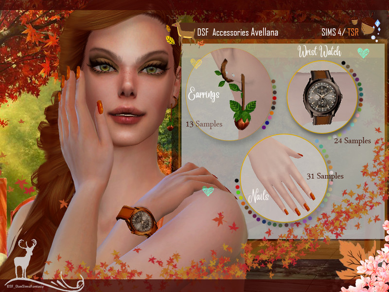 Accessories Hazelnut by DanSimsFantasy – CAS