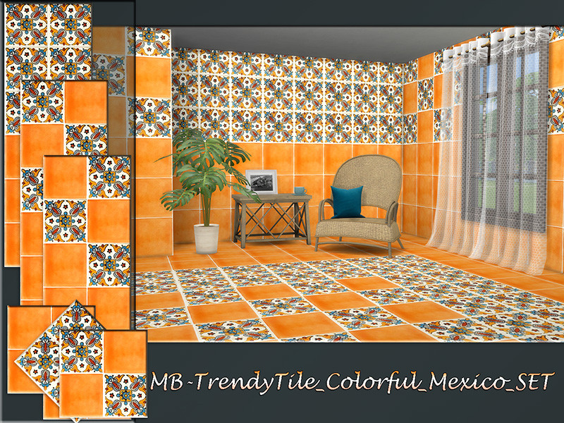 Mb Trendytile Colorful Mexico Set by matomibotaki – Decor