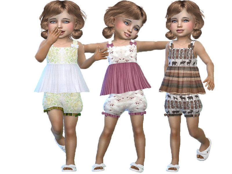 Toddler Shorts Set 01 Toddler Stuff by TrudieOpp – CAS