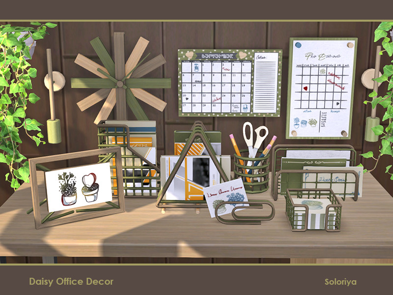 Daisy Office Decor by soloriya – Decor