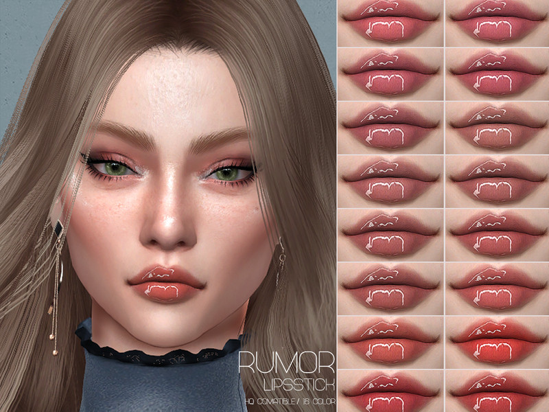 Lmcs Rumor Lipstick Hq by Lisaminicatsims – CAS