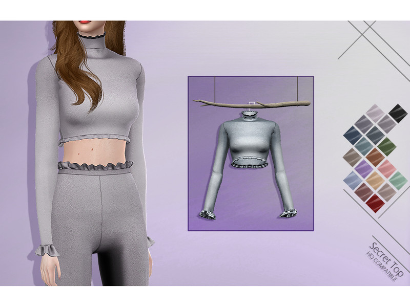 Lmcs Secret Top by Lisaminicatsims – CAS
