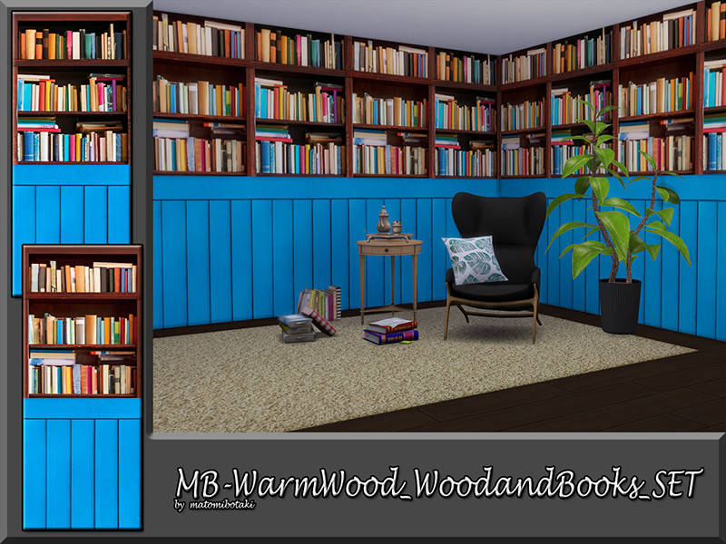 Mb Warmwood Woodandbooks Set by matomibotaki – Decor