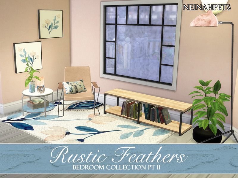 Rustic Feathers Bedroom Pt Ii Mesh Required by neinahpets – Decor