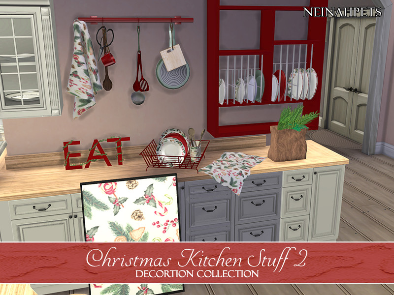 Christmas Kitchen Stuff Collection Ii Mesh Required by neinahpets – Decor