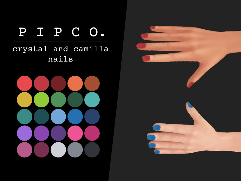 Crystal And Camilla Nails by Pipco – CAS