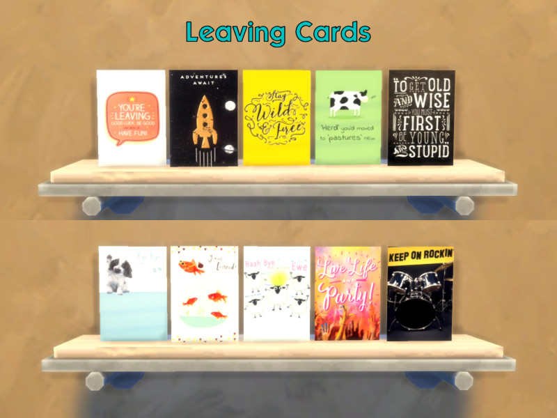 Leaving Cards Requires Seasons by LuckiSelki – Decor