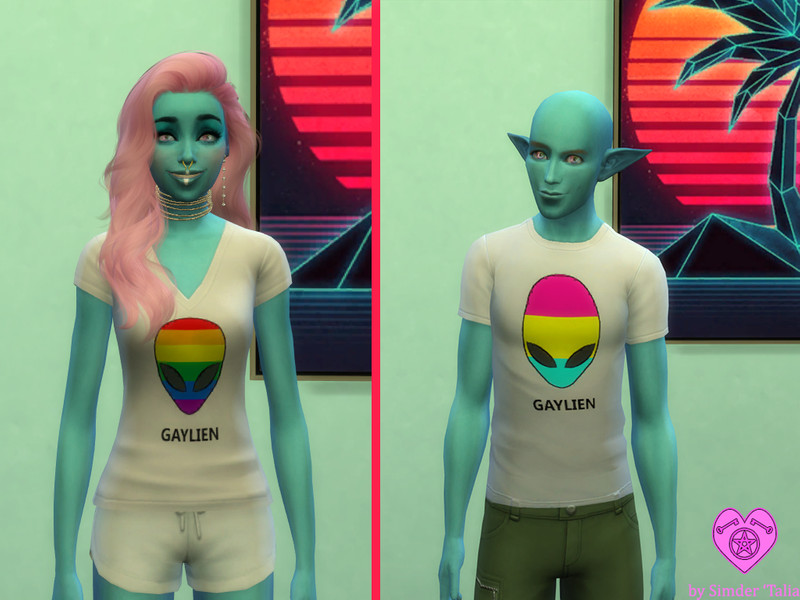 Gaylien Pride Month Alien Shirts Set by Simder_Talia – CAS
