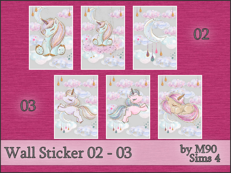 M90 Wall Sticker 02 03 by Mircia90 – Decor