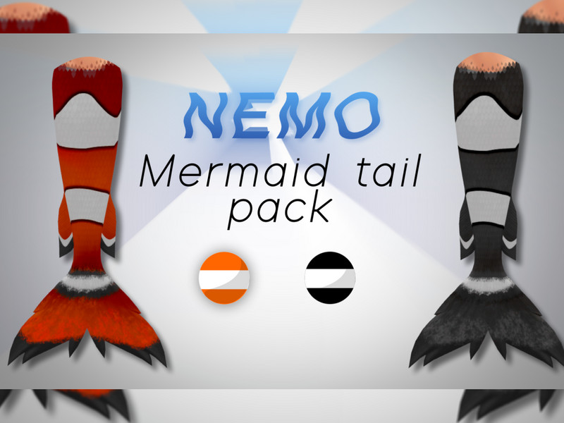Nemo Mermaid Tail And Scales Pack by MattPL – CAS