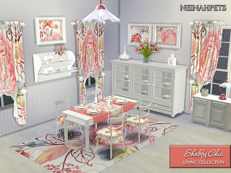 Shabby Chic Dining Collection Mesh Required by neinahpets – Furniture
