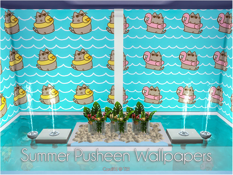Summer Pusheen Wallpapers by Caroll91 – Decor