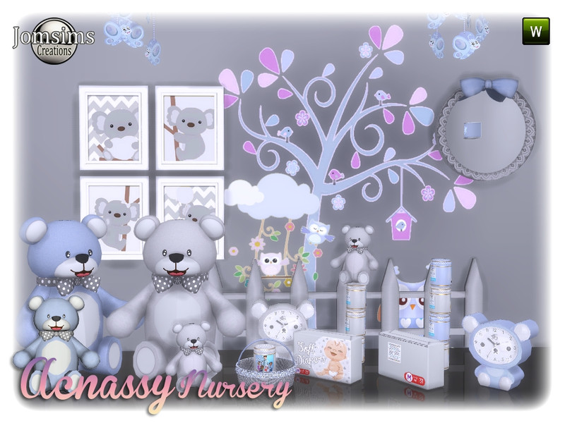 Acnassy Nursery Part2 by jomsims – Furniture