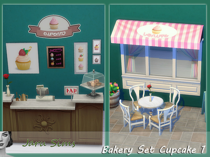Bakery Set Cupcake 1 Get To Work Needed by Jaru Sims – Decor