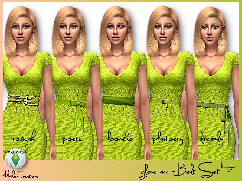 Belt Set by MahoCreations – CAS