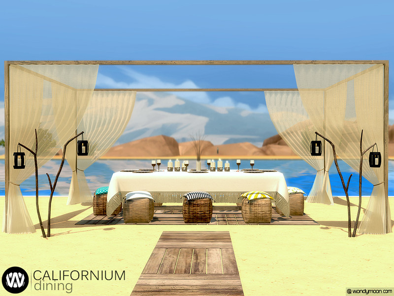 Californium Outdoor Dining by wondymoon – Furniture